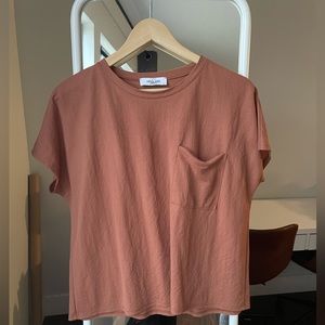 Carly Jean Los Angeles T-Shirt w/ Pocket, Size Small